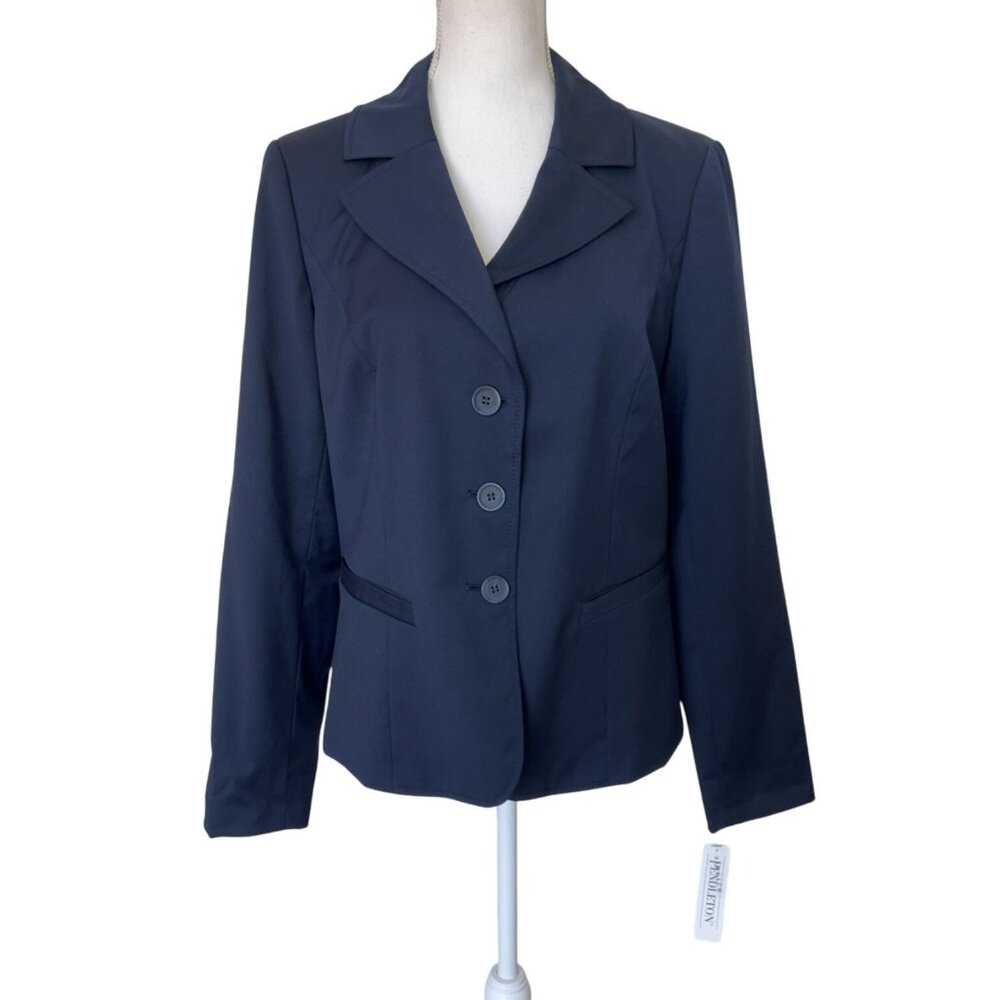 Pendleton blue wool blend blazer size 12 New With Tags